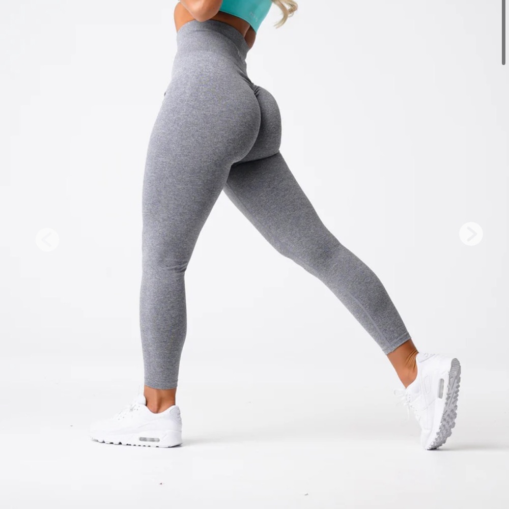 NVGTN Grey Scrunch Seamless Leggings Small
